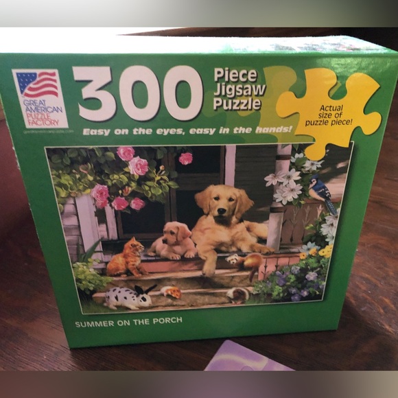 3 Jigsaw Puzzles, 5 & up, SpongeBob, Strawberry Shortcake, Dogs Cats Rabbits etc - Picture 8 of 8